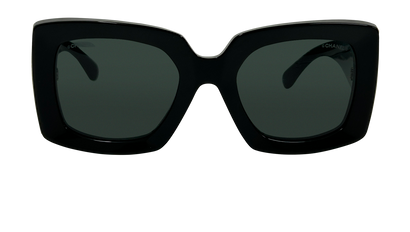 Chanel Gafas de Sol, 300&euro;, Accesorios, Negro, Tafetán - Acetato, Vista frontal